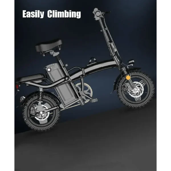 Playa eBikes Eco 350W Folding eBike – side profile